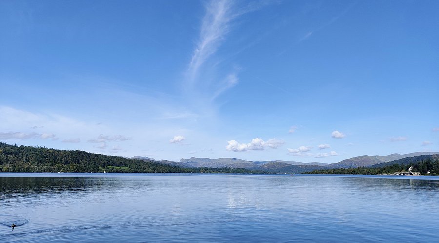 The view over Windermere from Queen Adelaide's Hill at Millerground